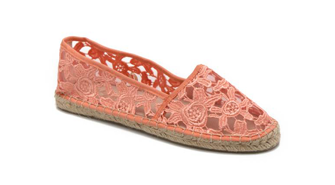 Xti, Alicia espadrilles-dentelle-roses-mariage