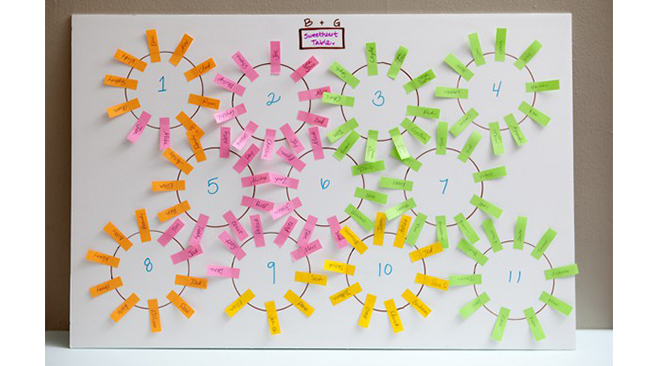 DIY-plan-de-table-mariage-papier-post-it