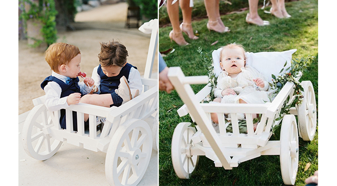 chariot-bois-blanc-enfants-cortege-mariage