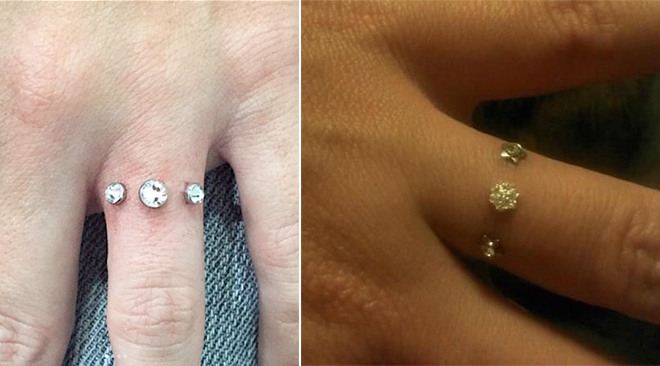 ©Instagram thediamondapp - Pinterest piercing-doigt-fiancailles-mode
