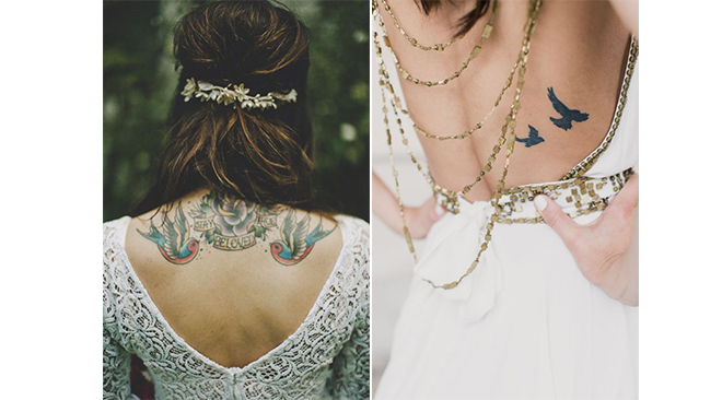 quelle-robe-de-mariee-porter-avec-un-tatouage