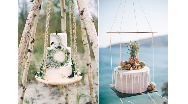 ©When he found her - Paulina Weddings Photography wedding-cakes-suspendus