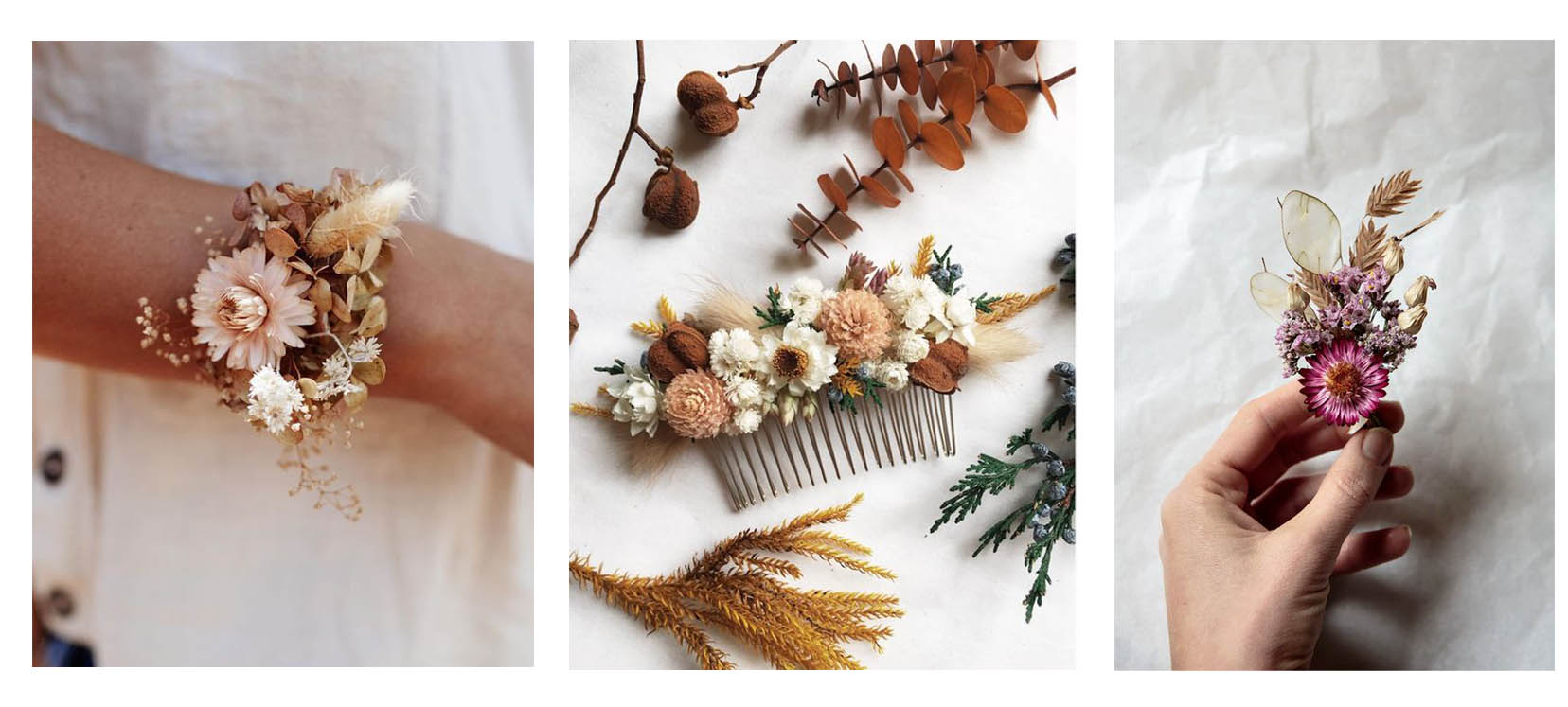 Bannière fleurs séchées 4