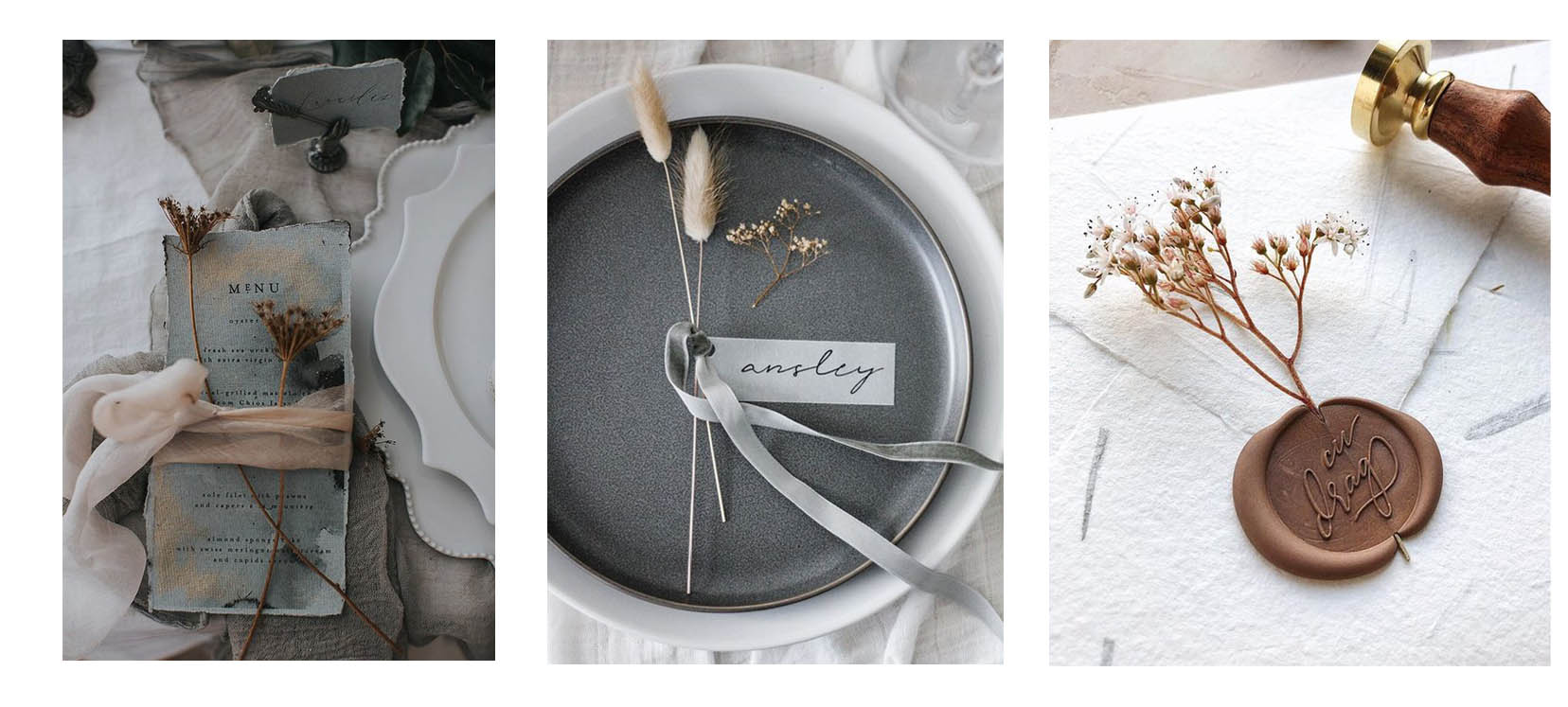 Bannière fleurs séchées 5