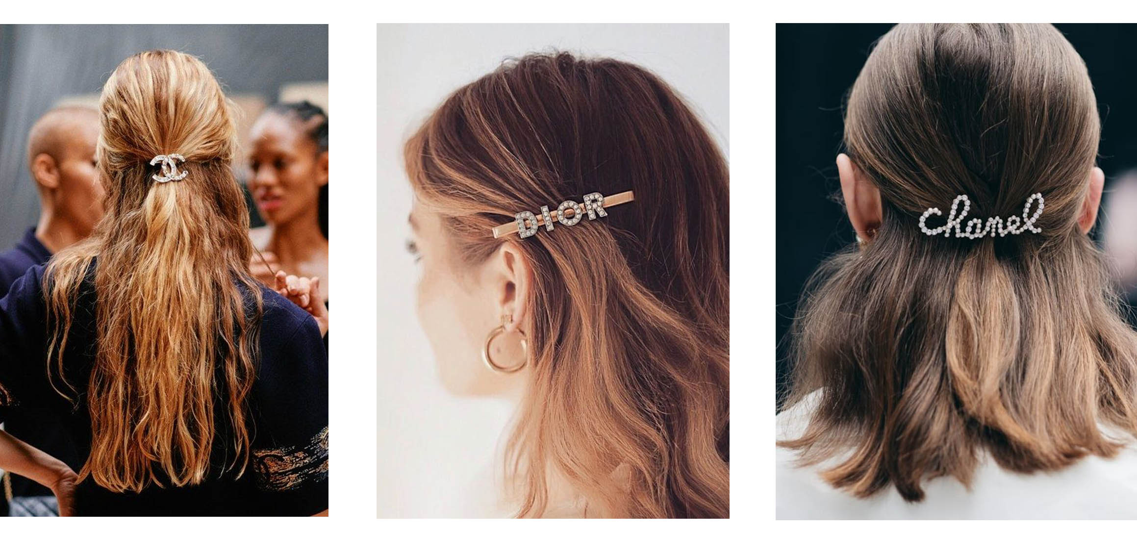 Barrettes griffées