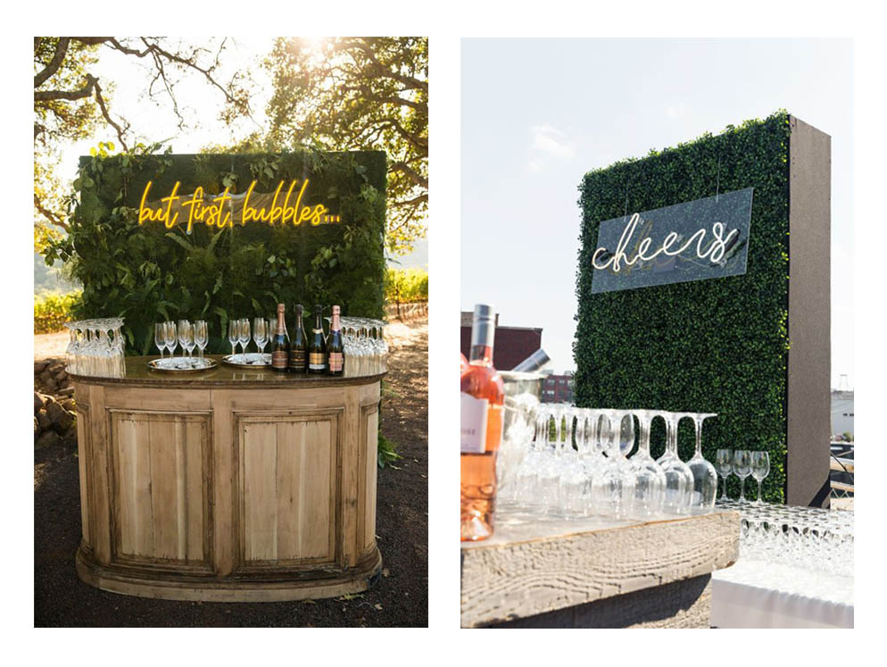 Ban décoration de bar