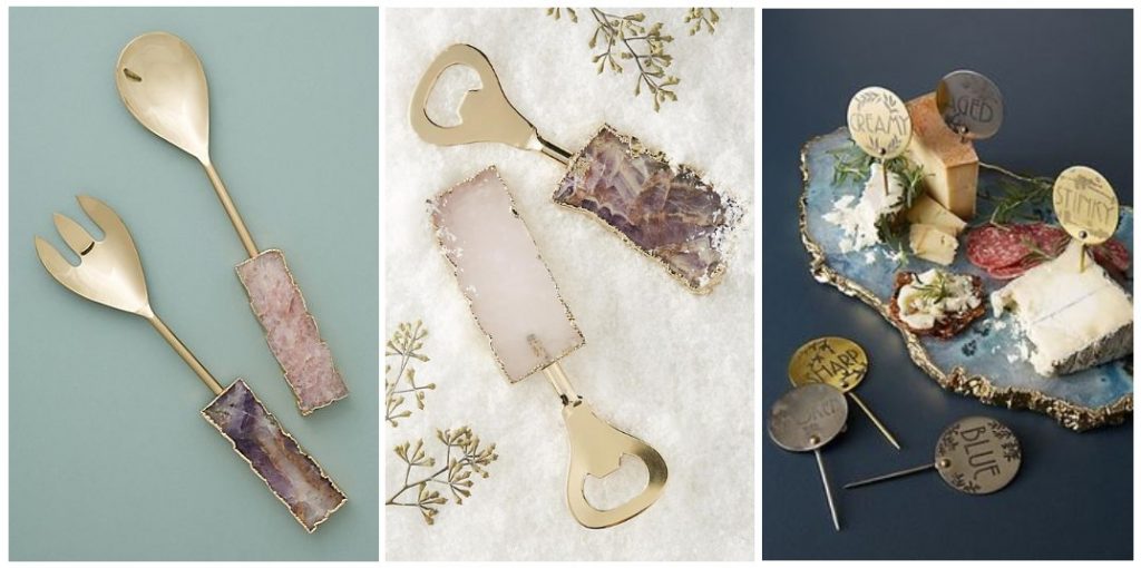 Couverts et plateau Agathe