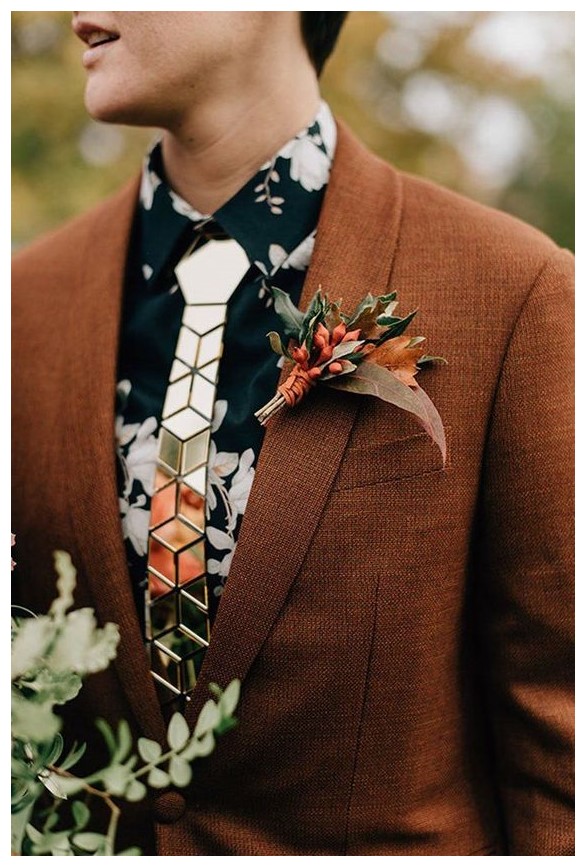 Terre cuite cravate facette