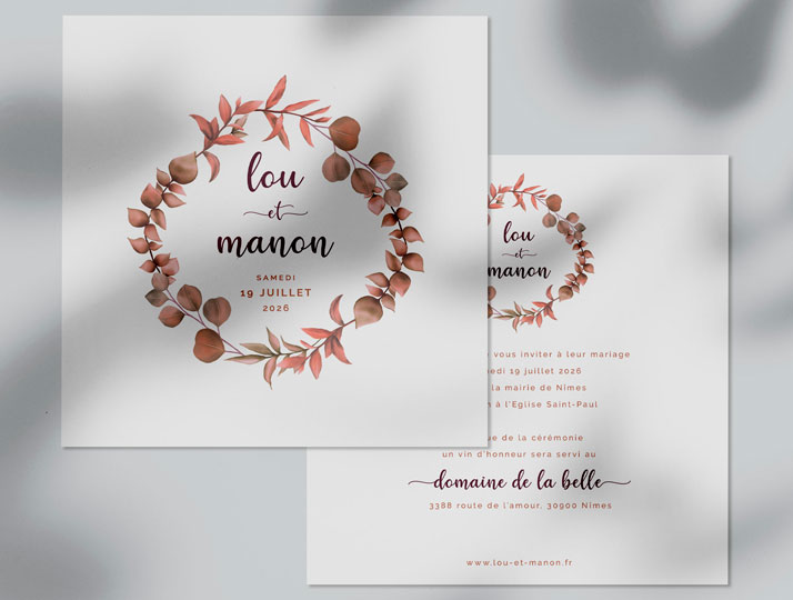 faire-part-mariage-couronne-automnale-personnalise