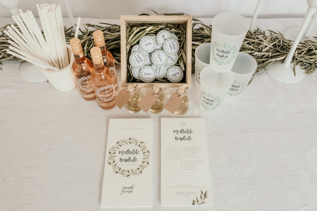 gobelet de mariage personnalisé