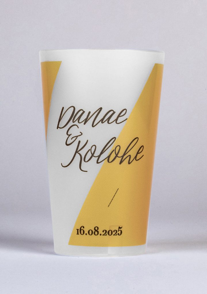 gobelet de mariage personnalisé