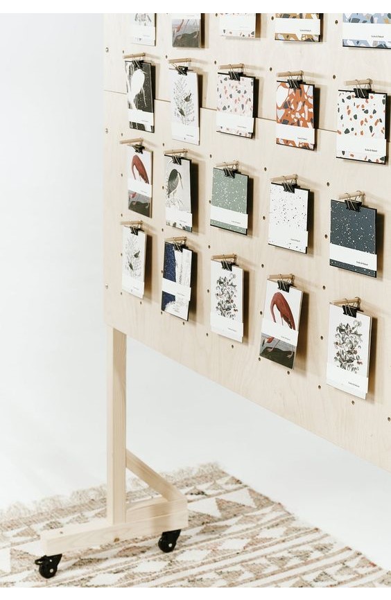 Panneau perforé bois